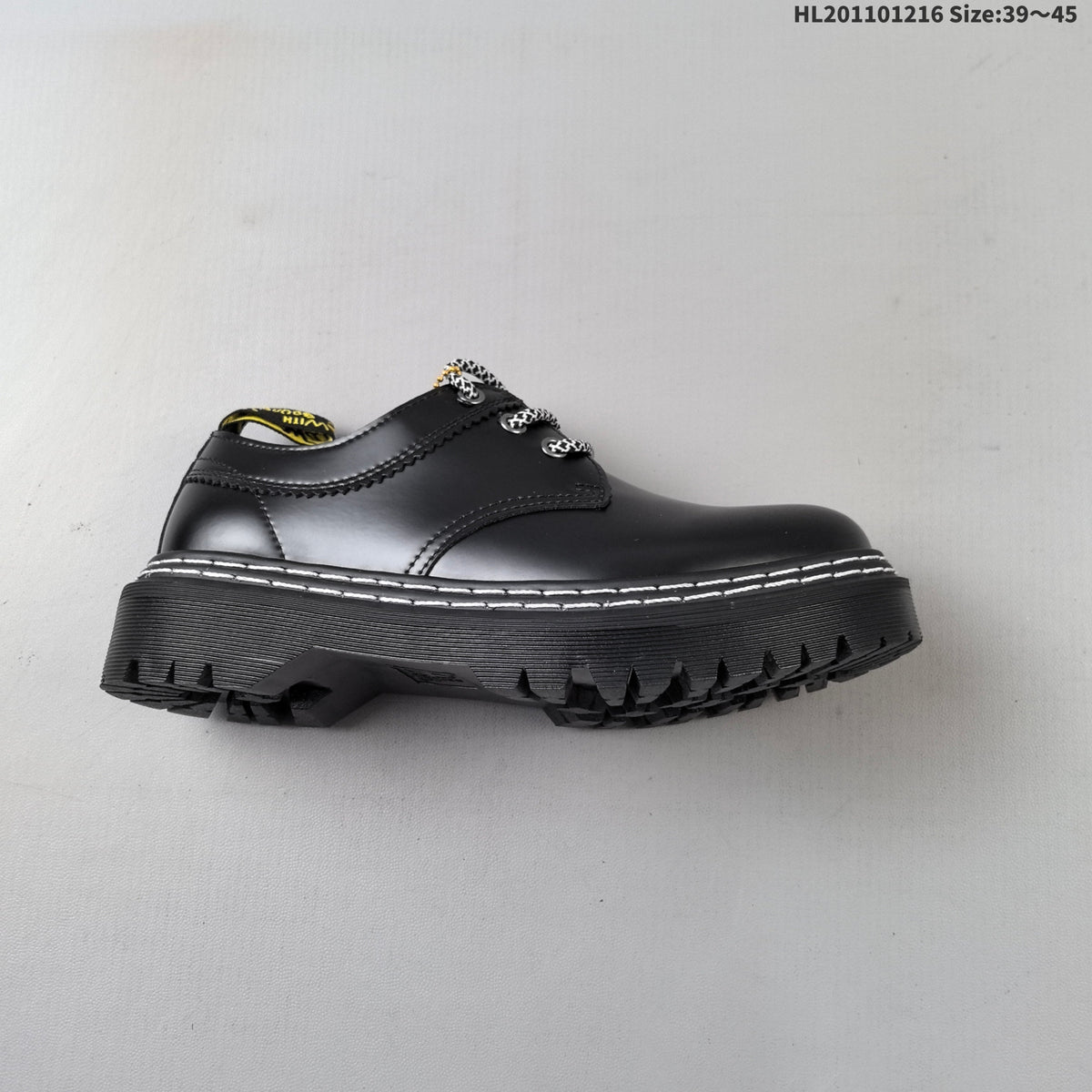 Dr. Martens Sinclair Black Platform Lace-Up Shoes