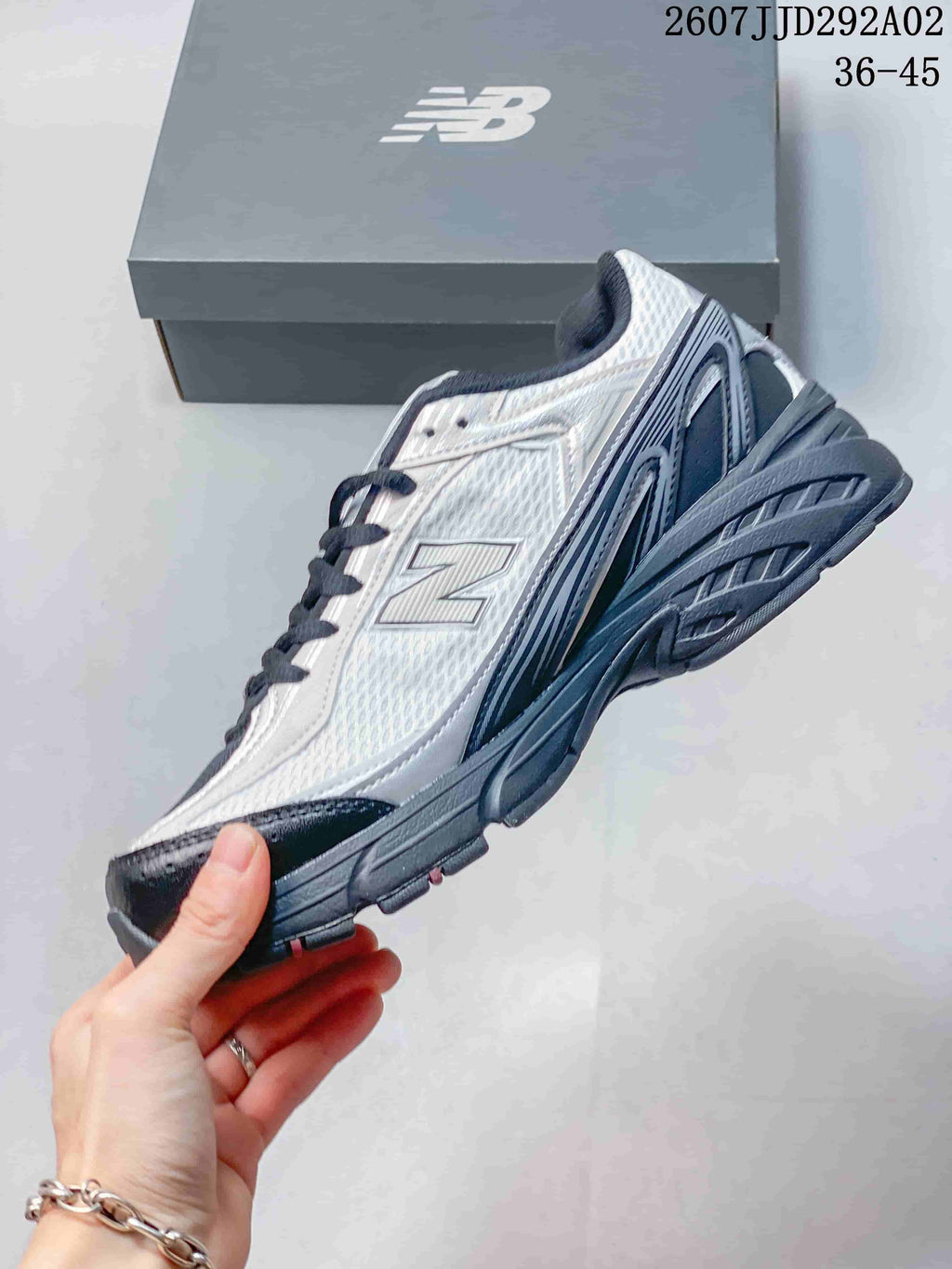 New Balance 509 Retro Sneakers White Gray Navy 2607JJD292A02