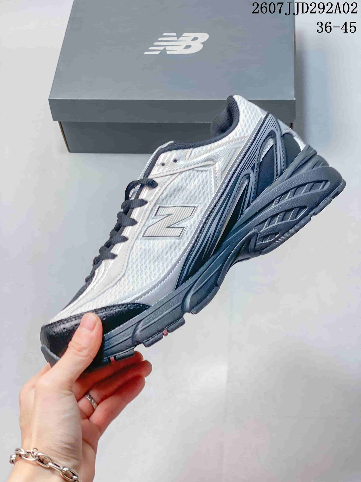 New Balance 509 Retro Sneakers White Gray Navy 2607JJD292A02