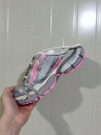 3XL Mulo Grey and Pink Mesh Sneakers
