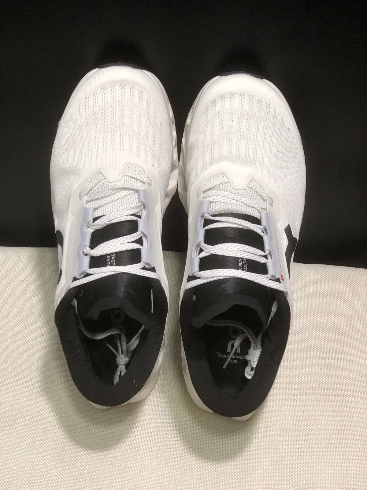 On Cloudmonster 3 Running Sneakers White Silver