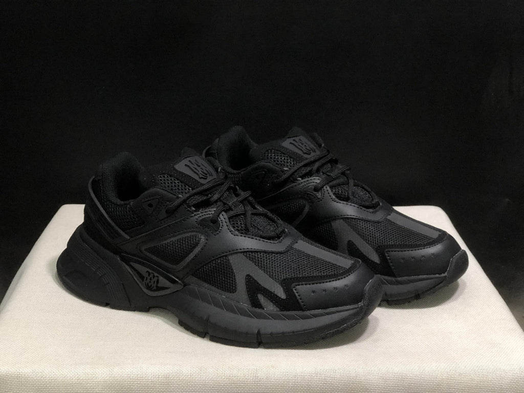 AMIRI MA Runner Black Leather Sneakers