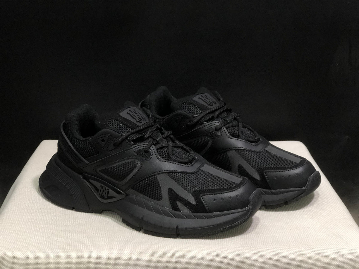 AMIRI MA Runner Black Leather Sneakers
