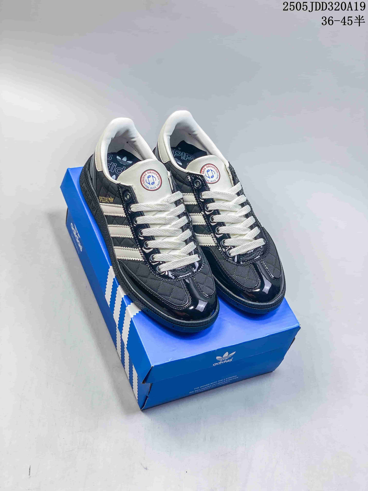 Adidas Originals Gazelle Indoor Sneakers Black White 2505JDD320A19