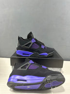 Jordan Air Jordan 4 Retro Black Blue Sneakers CT8527-018