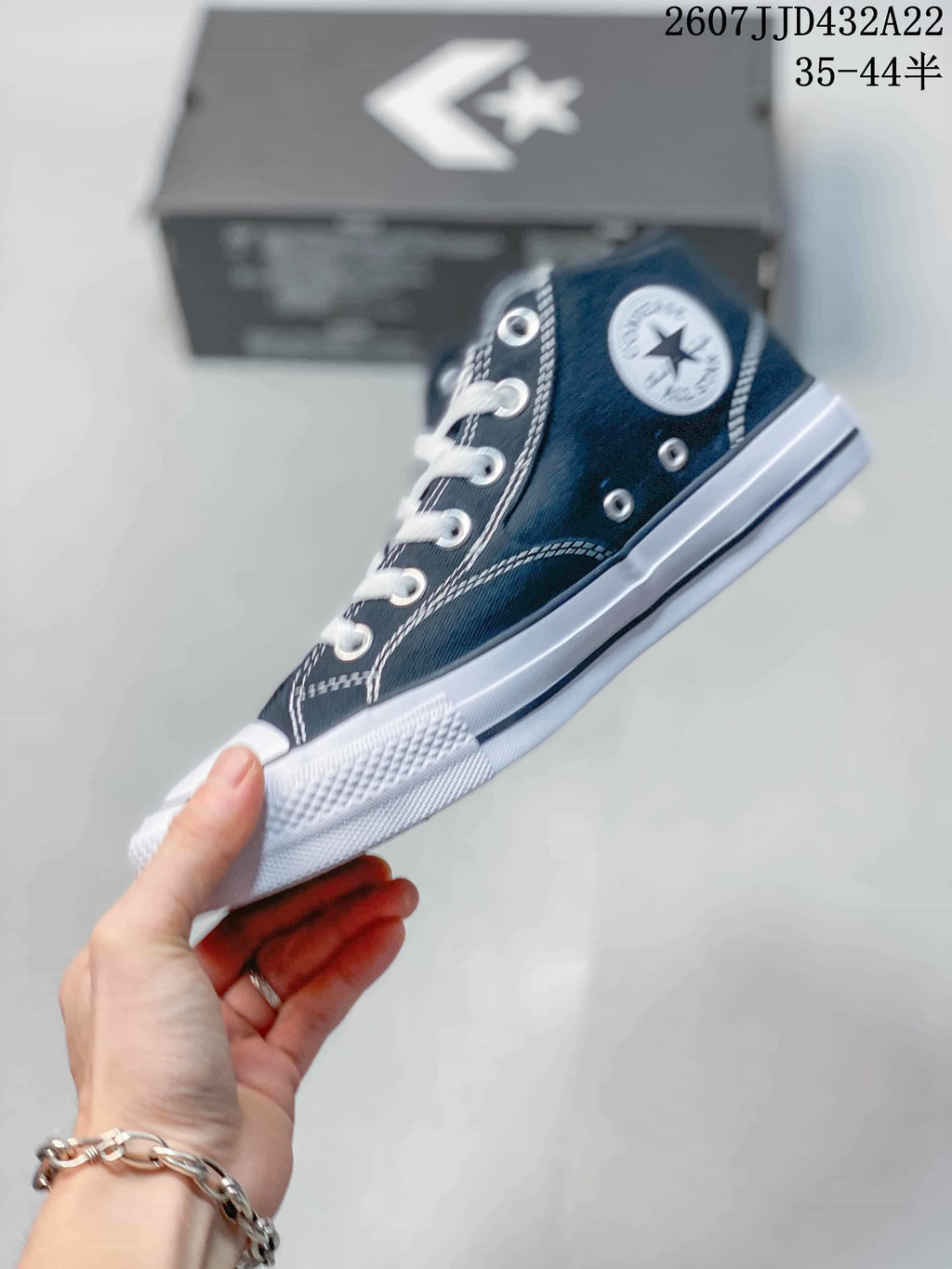 Converse Chuck Taylor All Star Malden Street High-Top Sneakers Navy