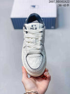 MLB Big Ball Chunky Canvas HI Sneakers White Navy 712320YPE