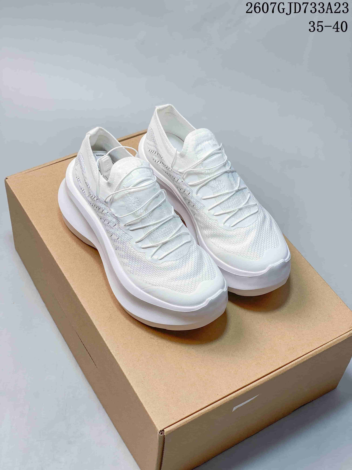 Salomon x Comme des Garçons Phantasm 2 White Sneakers