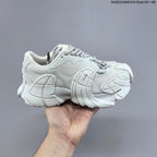 GG-CC Chunky Platform Sneakers in Gray and Pink