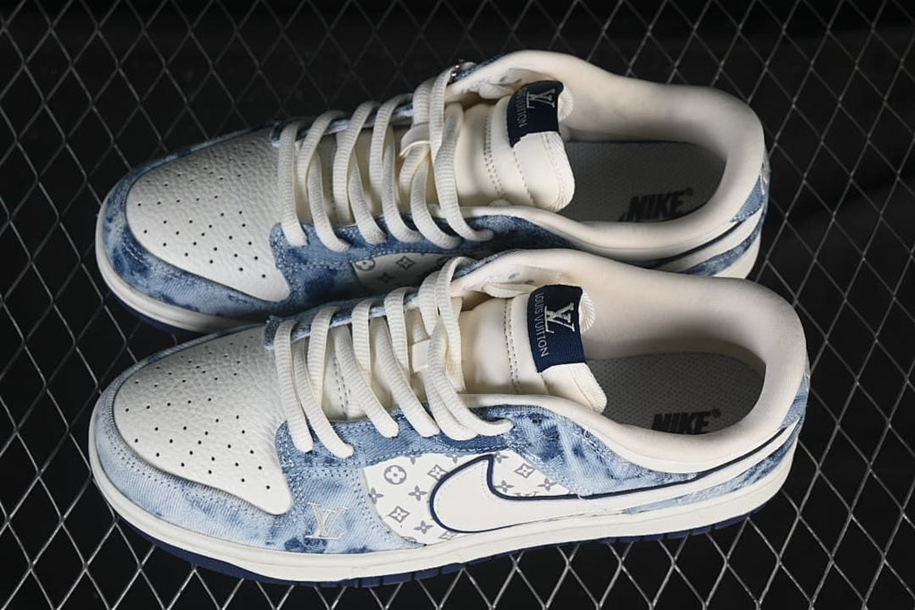 Nike SB Dunk Low L Collaboration Blue Denim Sneakers