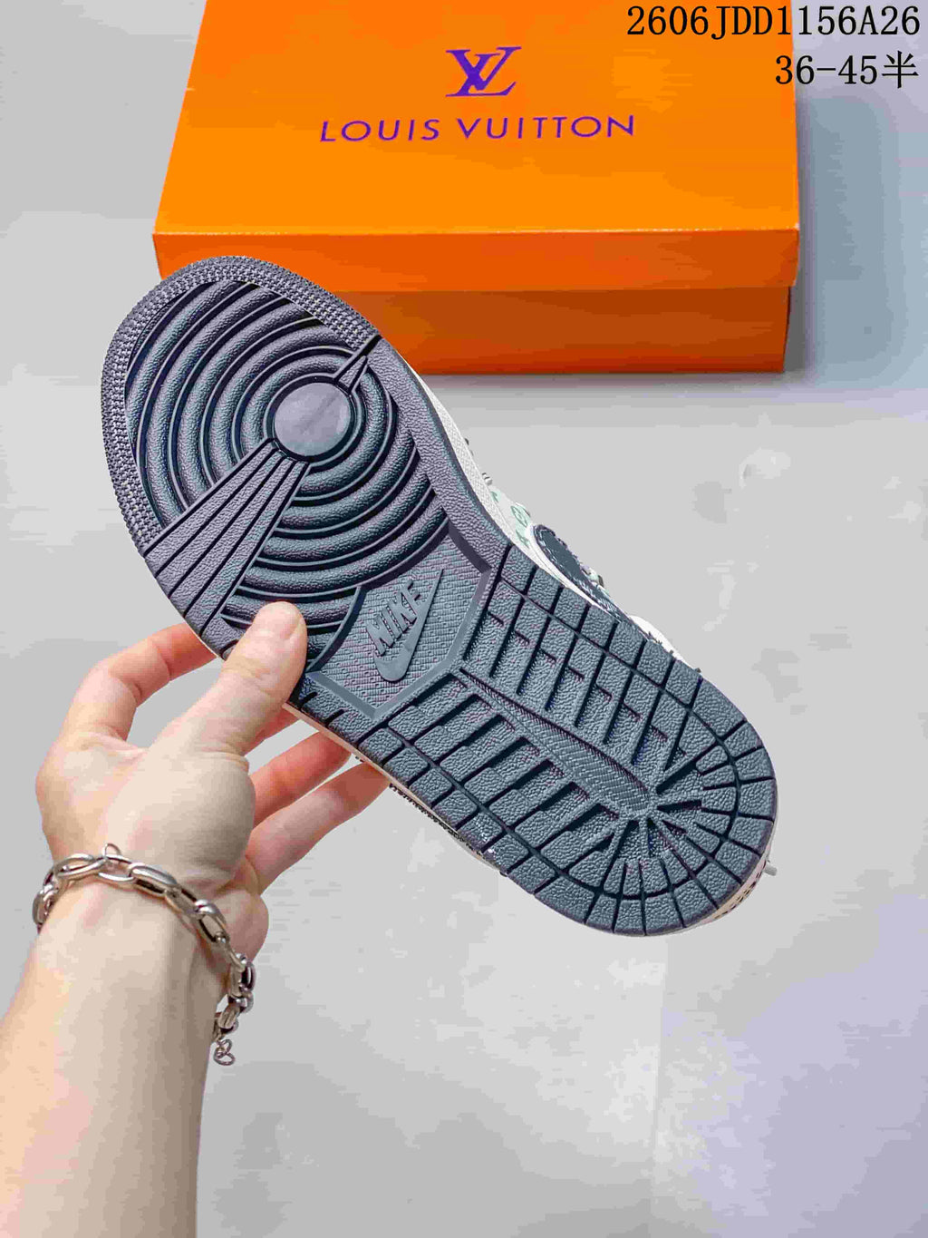 Air Jordan 1 Low Louis Vuitton Monogram Sneakers