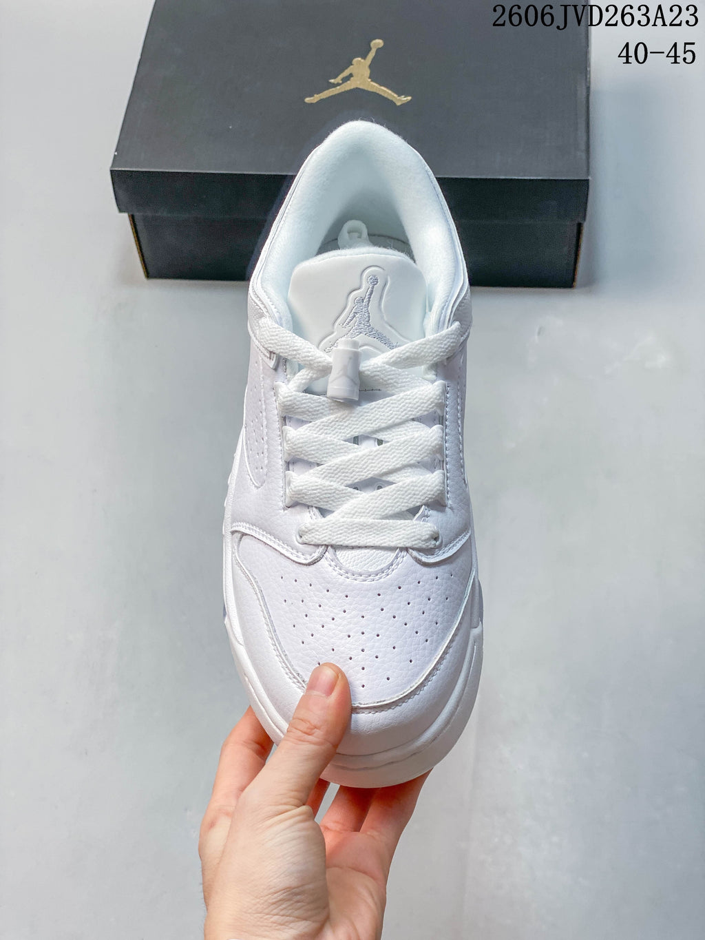 Jordan Sixty Plus Low White Basketball Sneakers IH2047-101