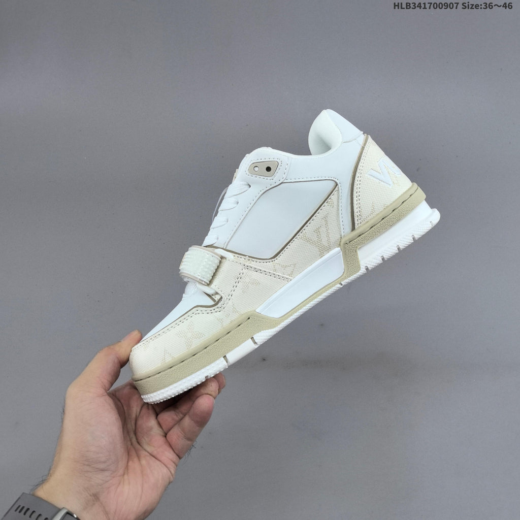 Louis Vuitton LV Trainer-Style Women's Platform Sneakers