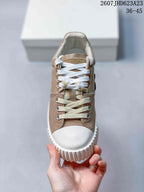Maison Martin Margiela Canvas Leather Sneakers Taupe 2607JHD623A23