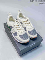 Emporio Armani EA7 Low-Top Sneakers Off-White Green
