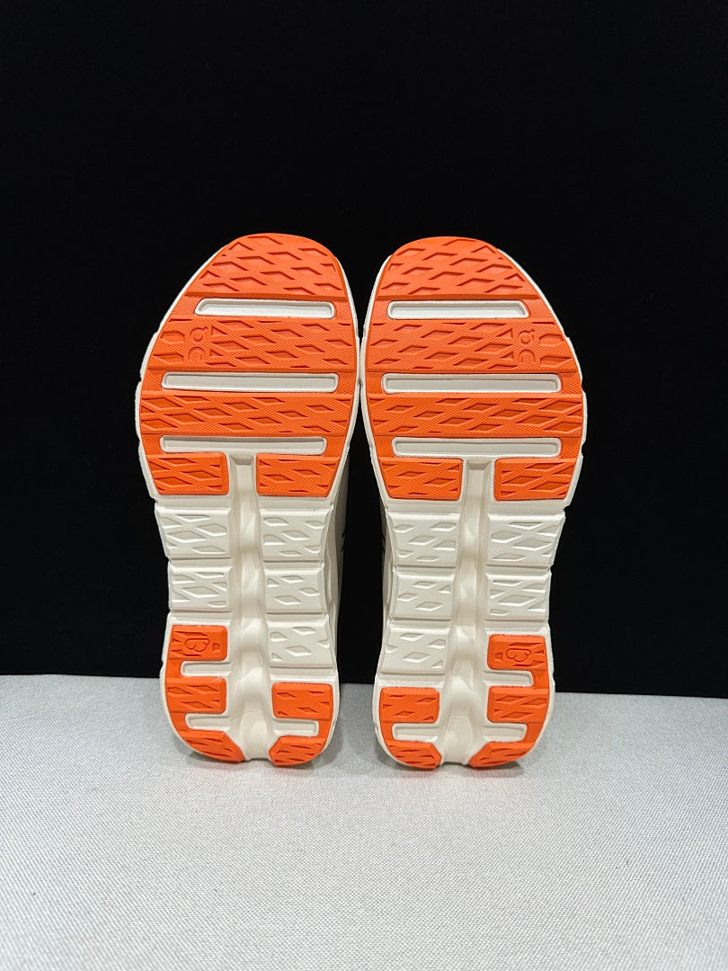 On Cloudtilt Sneakers in Gray and Apricot