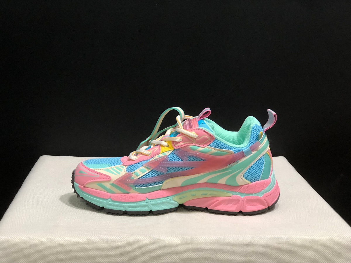 Off-White Be Right Back Sneakers Pink Mint Blue