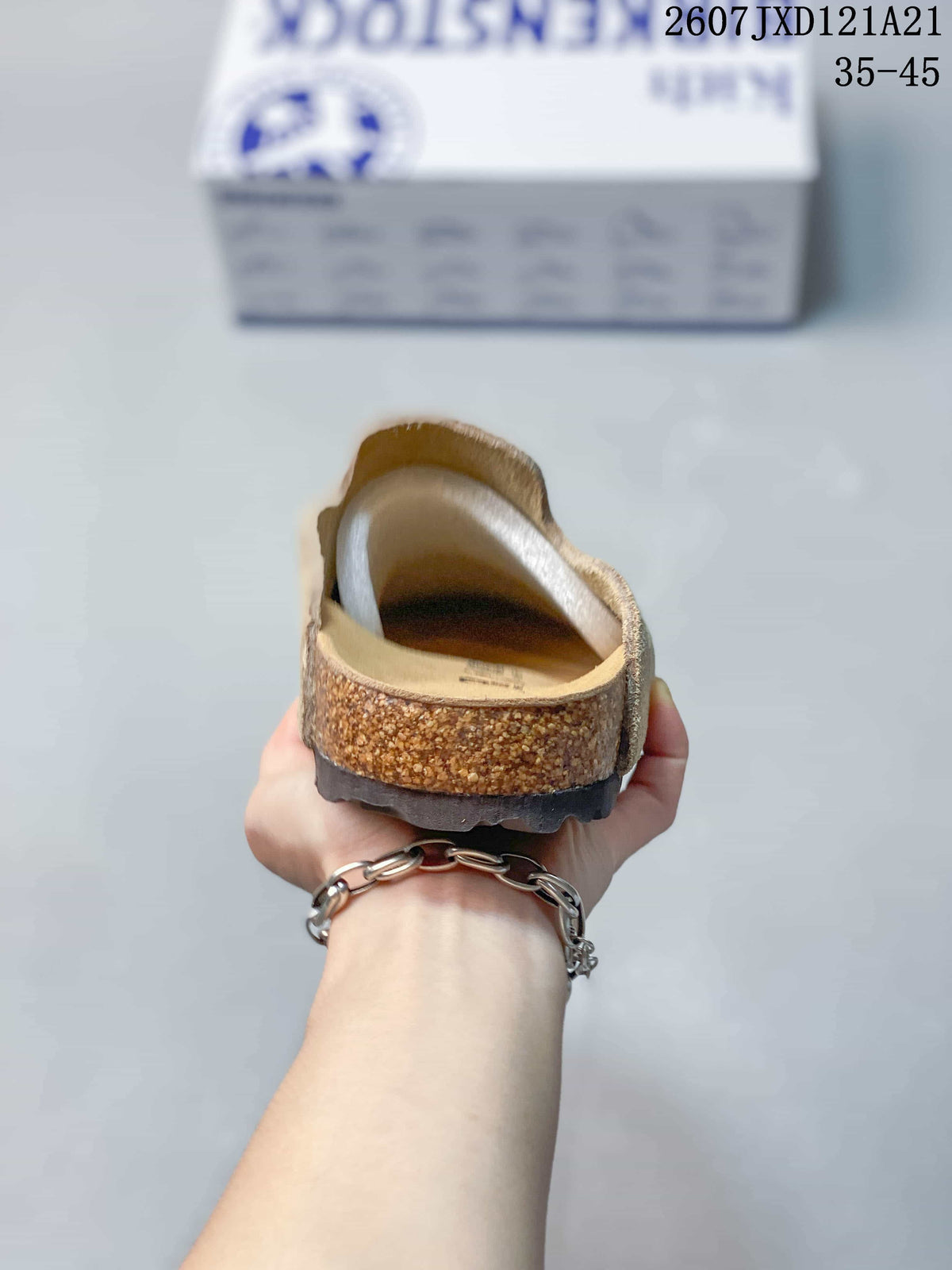 Birkenstock Amsterdam Closed-Toe Clog Taupe 712410TER