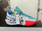 Nike Basketball Shoes with Colorful Smiley Graphics