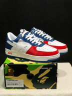 Bape Sta Low-Top Sneakers White Blue Red