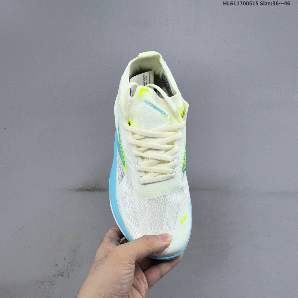 Brooks Hyperion Max 3 Running Shoes, White Blue