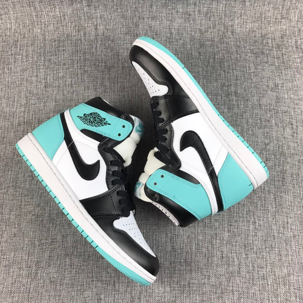 Jordan Air Jordan 1 High Mint Green Black White Sneakers