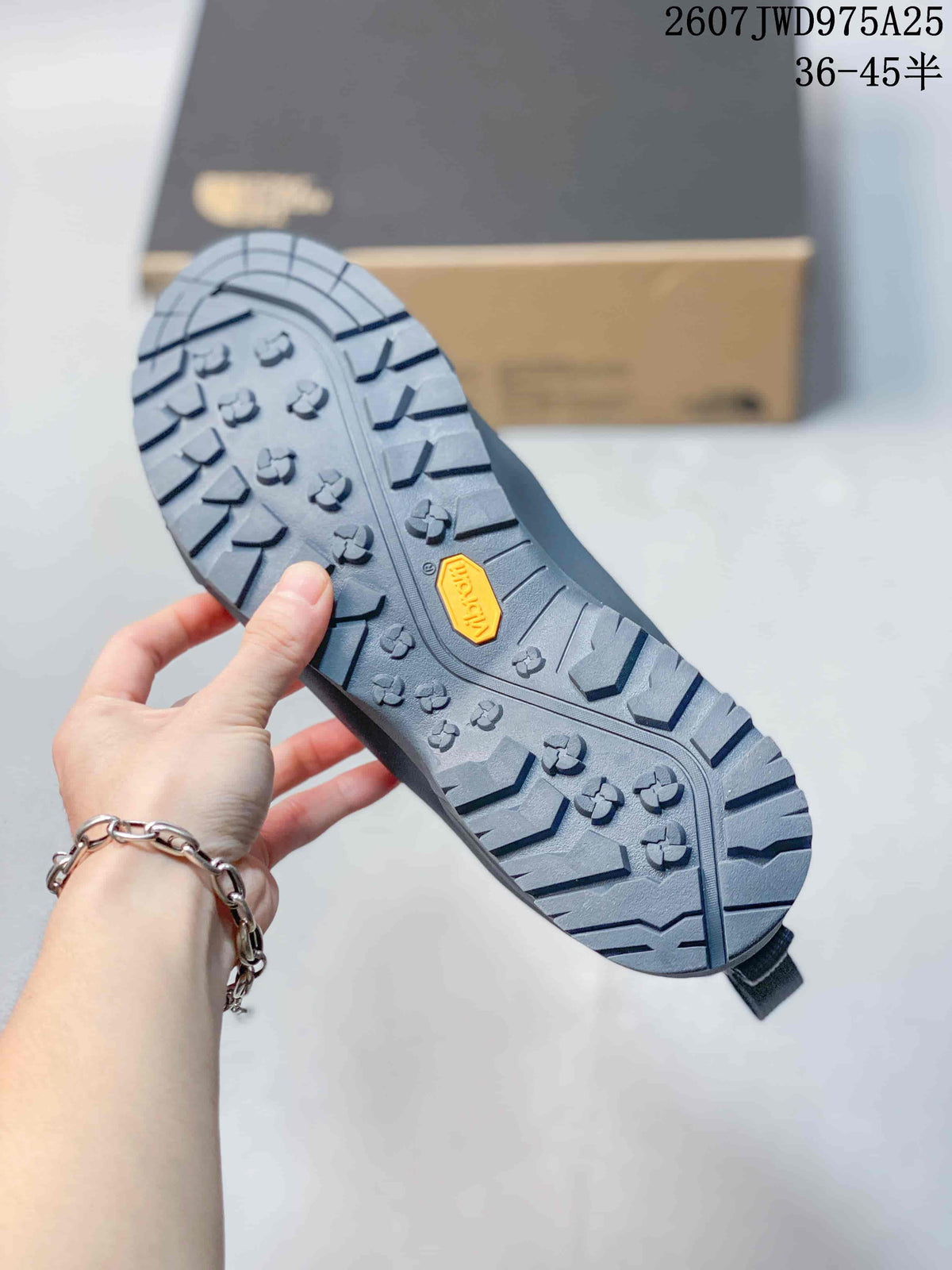 The North Face Hiking Sneakers Gray and White 2607JWD975A25