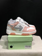 Off-White Out Of Office Low-Top Sneakers White Pink Grey