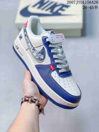 Nike Air Force 1 Low White Blue Sneakers 2607TYD1156A26