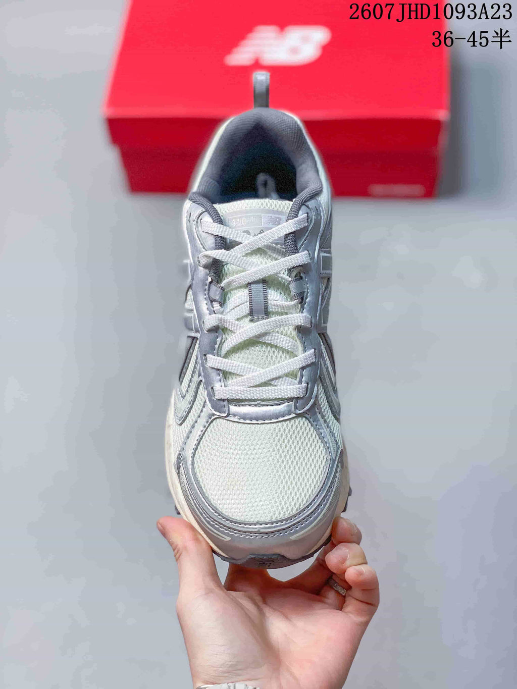 New Balance 410 V5 Low-Top Sneakers Silver Gray JHD1093A23