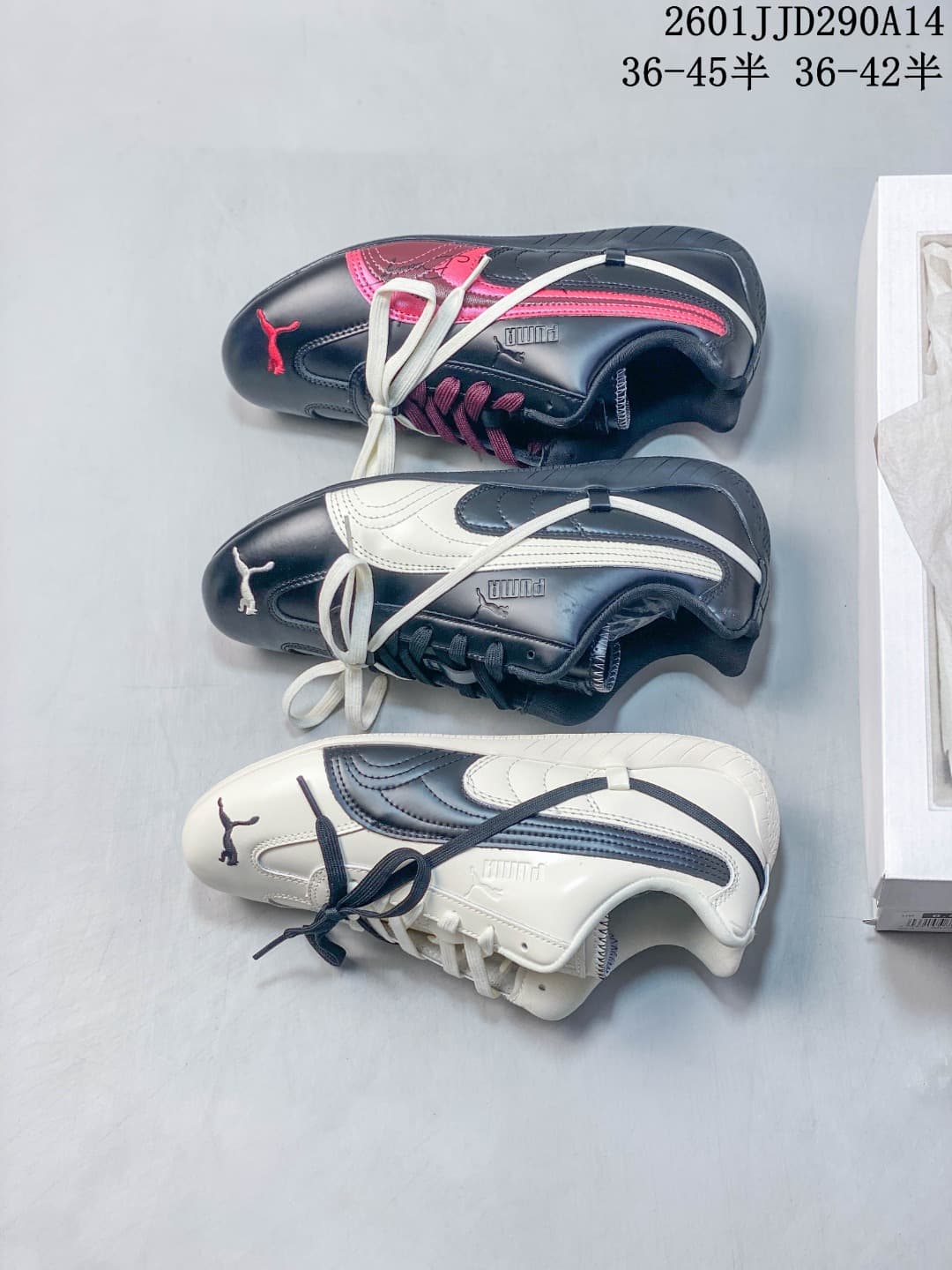 PUMA Speedcat TTF Retro Sneakers – Navy, White & Pink