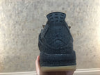 Jordan 4 Retro Levi's Black Denim Sneakers A02571-001
