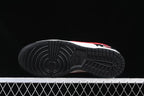 Nike SB Dunk Low Sneakers Black White Red Paisley