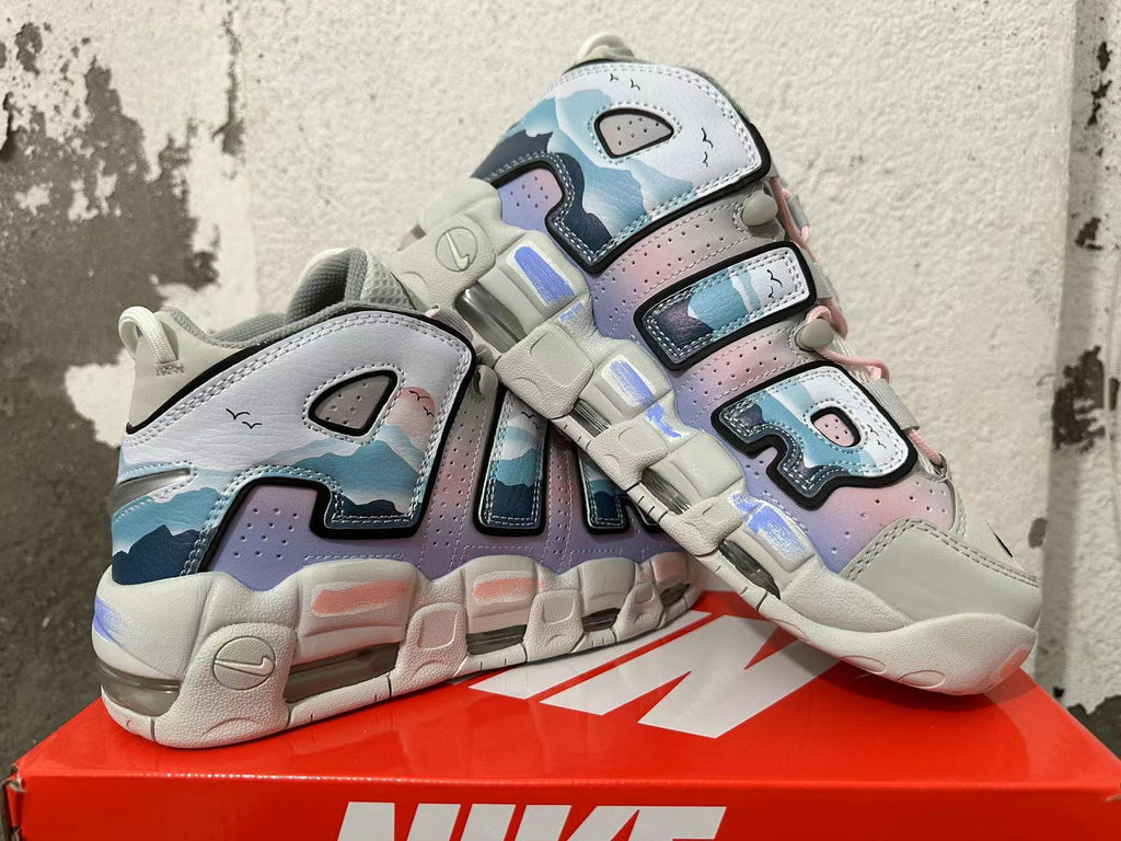 Nike Air More Uptempo Sunset Sneakers