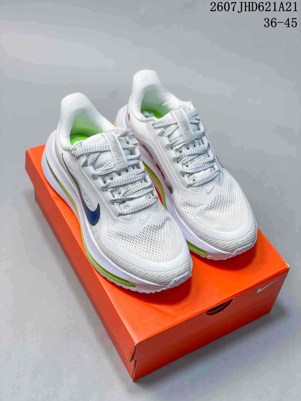 Nike Air Pegasus Premium White Blue Sneakers 712310WPR