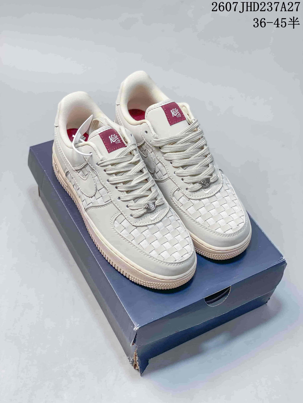 Nike Air Force 1 Retro PRM Woven Low-Top Sneakers White