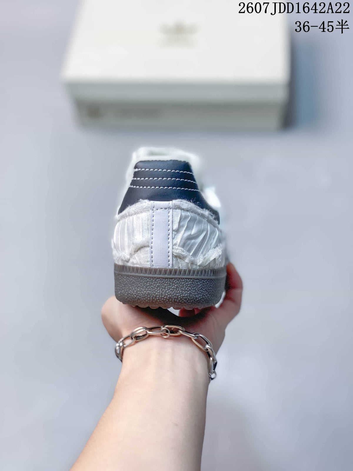 adidas Originals x Caroline Samba OG White Navy Sneakers