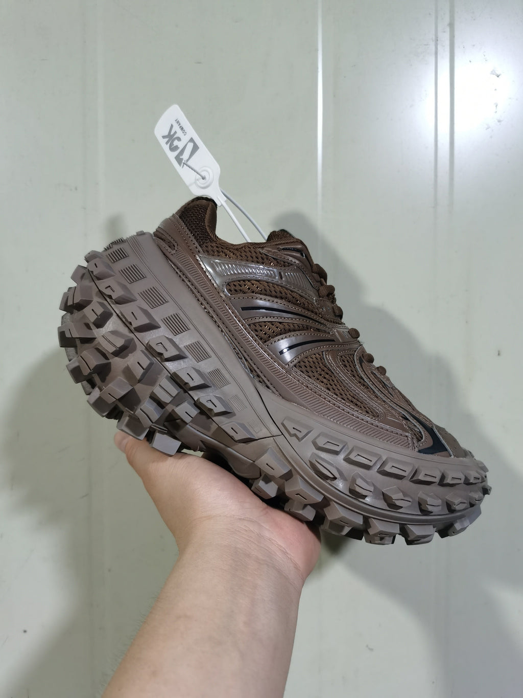 Tire 2408 Chunky Mesh Sneakers Coffee Brown