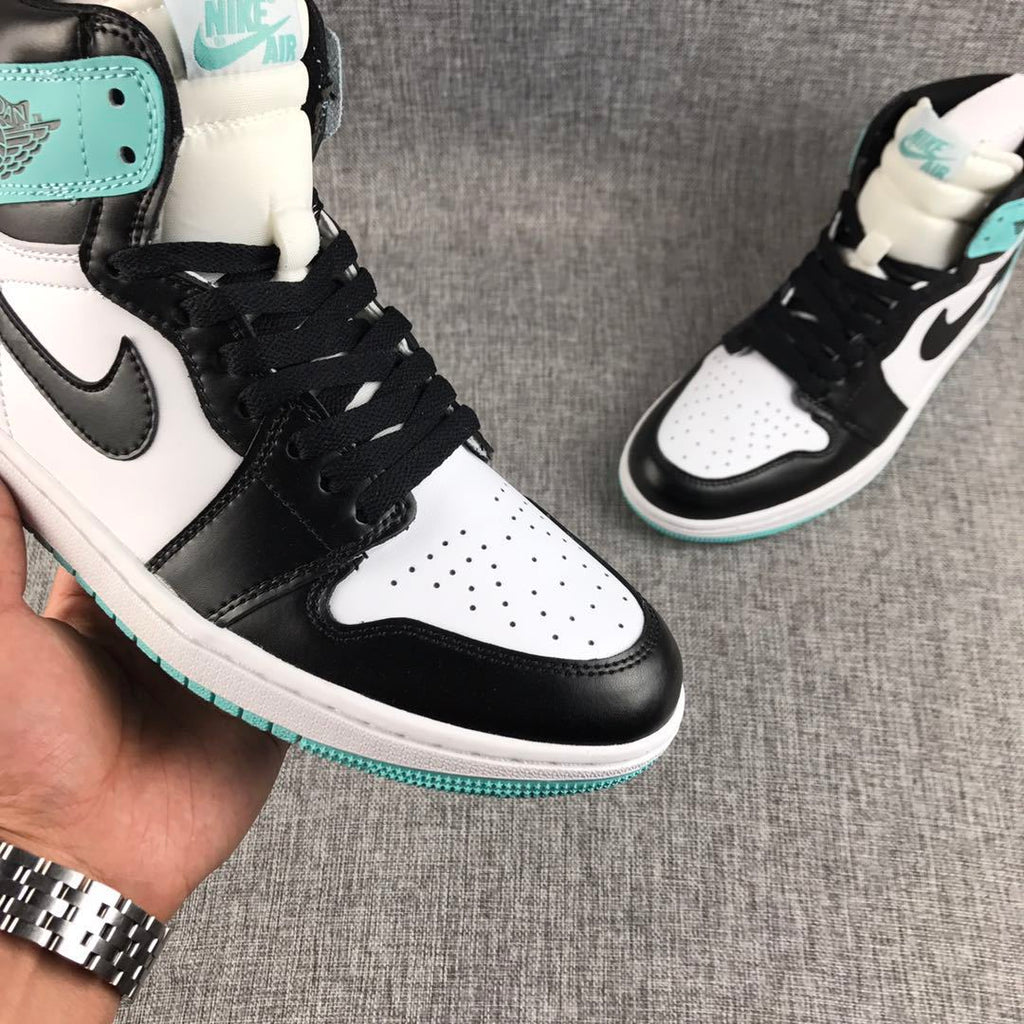 Jordan Air Jordan 1 High Mint Green Black White Sneakers