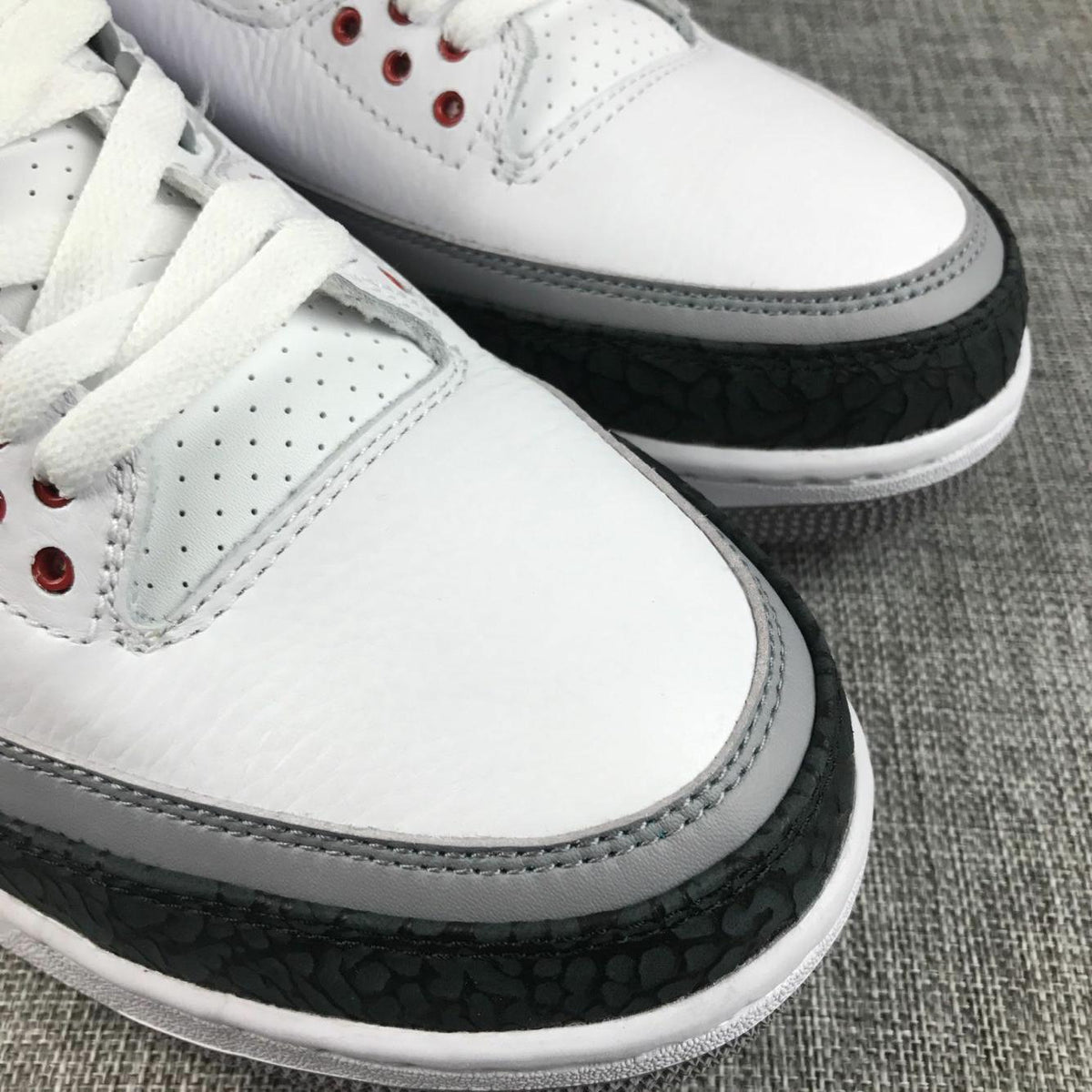 Jordan Air Jordan 3 White Grey Black Red Sneakers