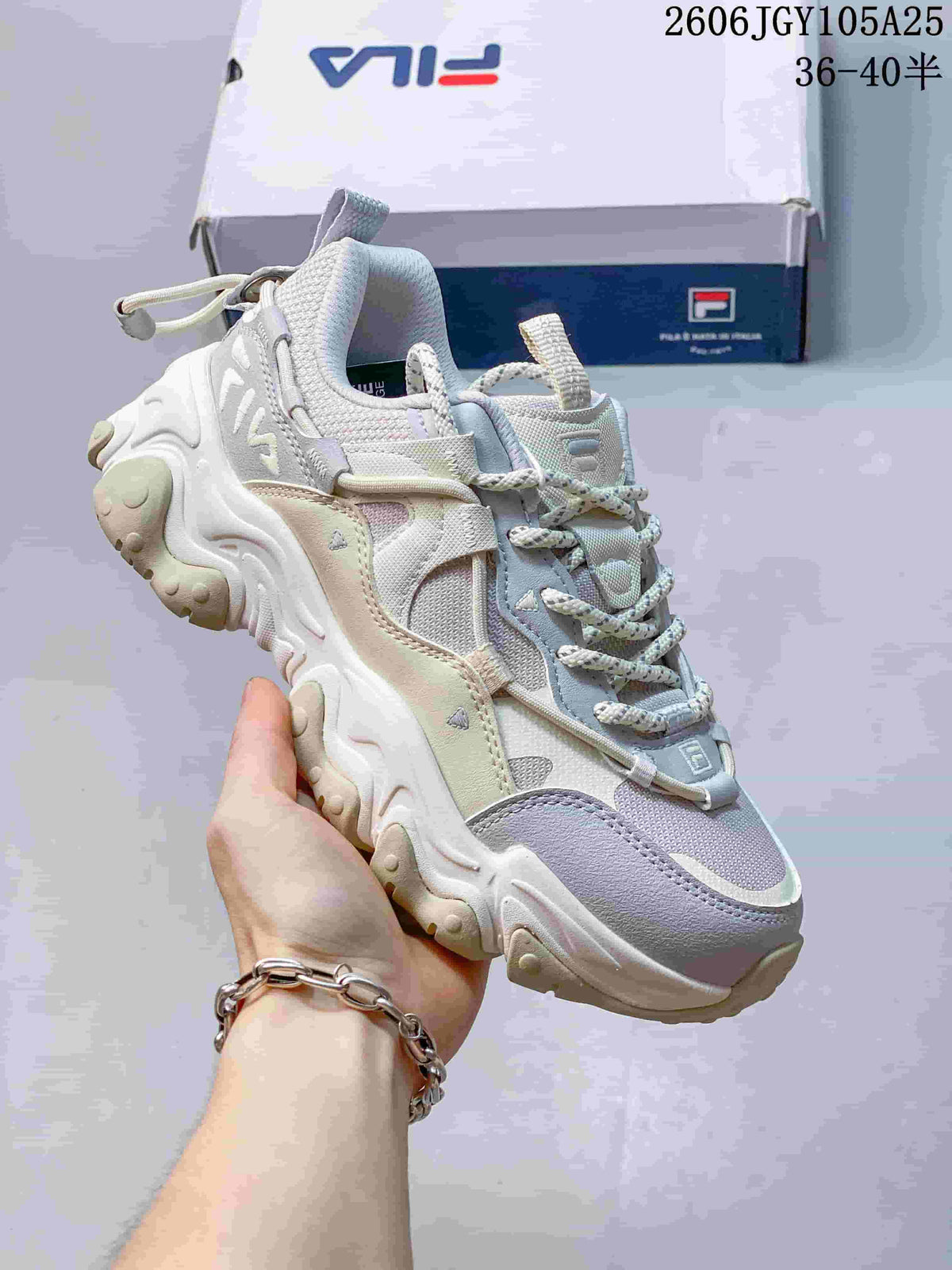 FILA FUSION Chunky Platform Sneakers, Pastel Mix F52W532182FOS