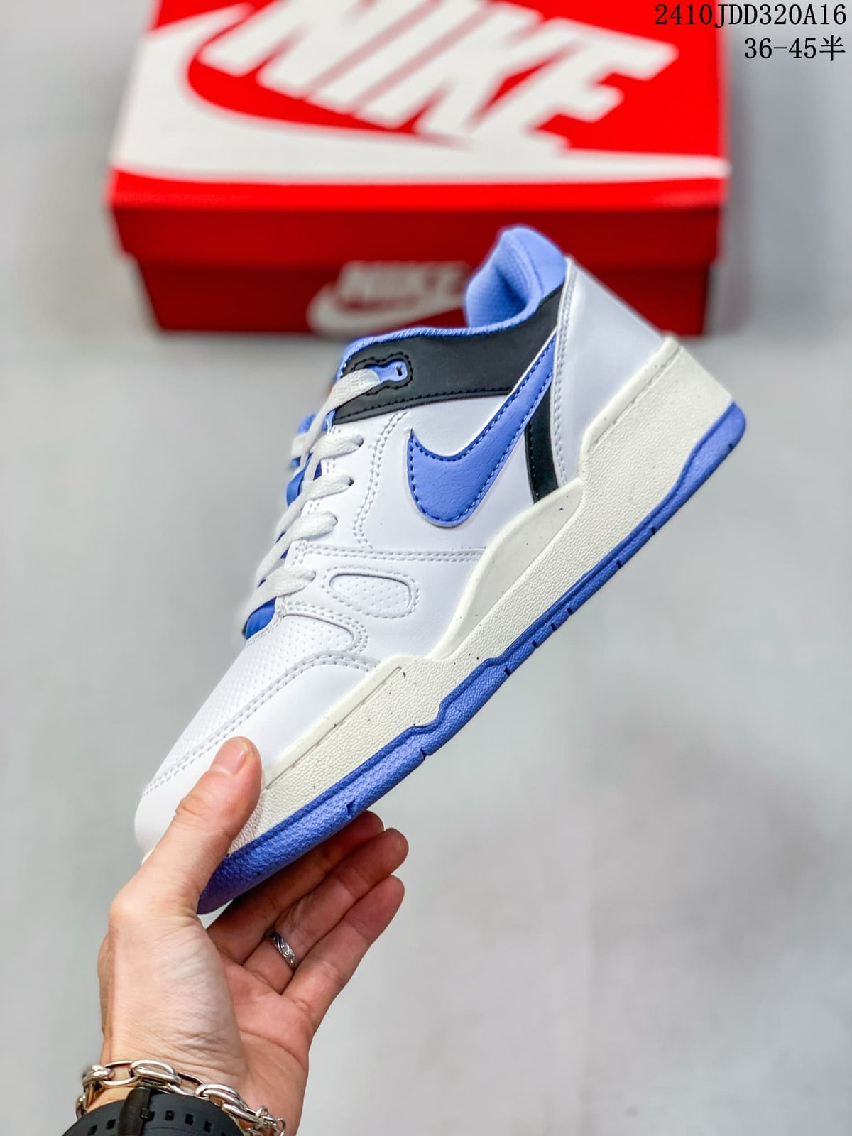 Nike Full Force LO Low-Top Sneakers White Blue Black
