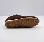 Alo Low-Top Sneakers Dark Brown with White Accents