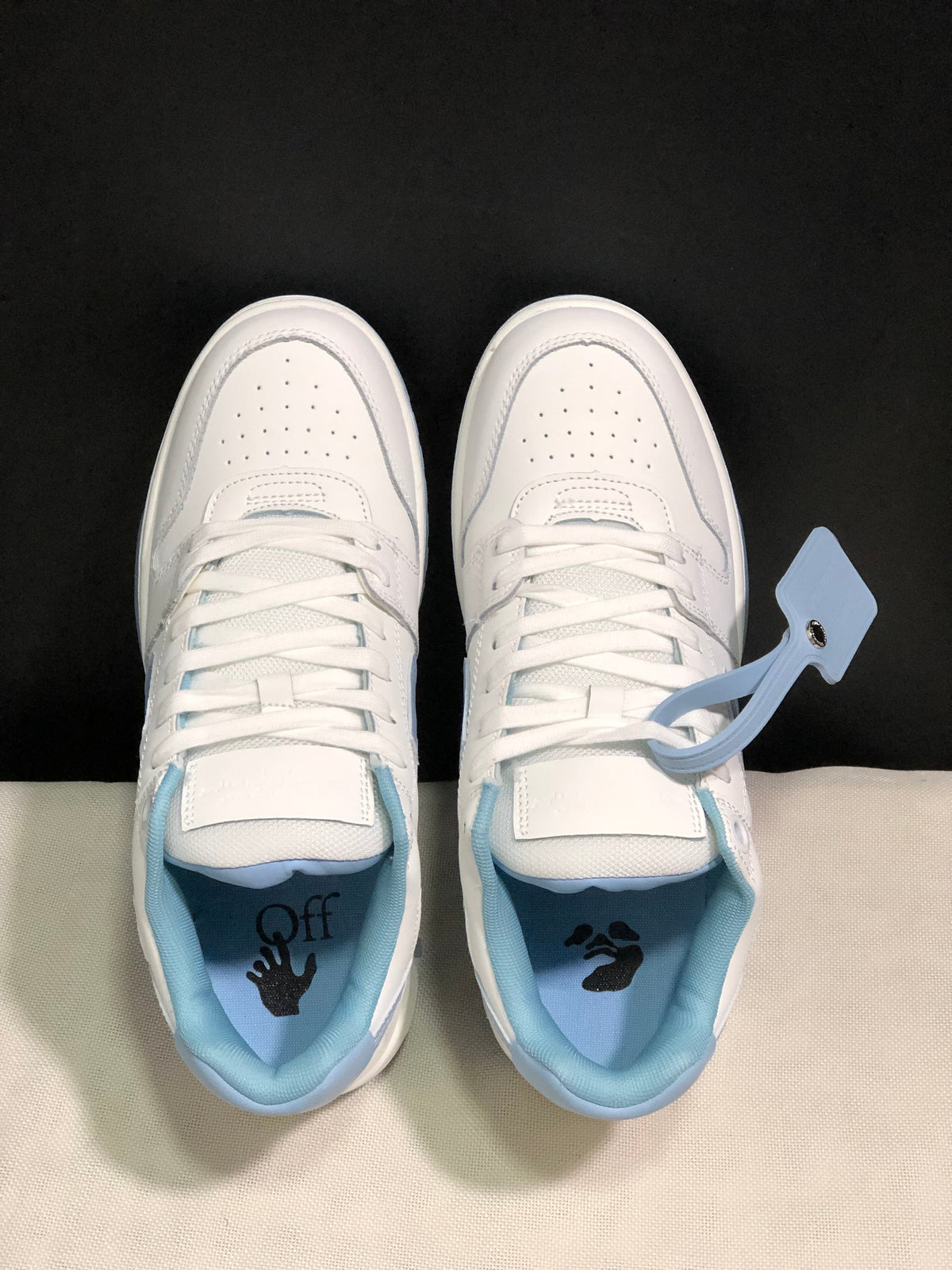 Off-White Out Of Office Low-Top Sneakers White Light Blue
