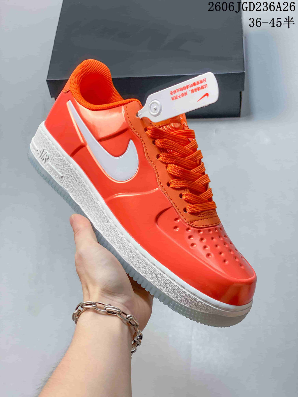 Nike Air Force 1 '07 Low Sneakers in Orange or Mint