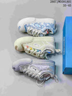 Ouder Chunky Smiley Lace-Up Sneakers