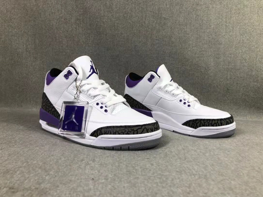 Jordan Air Jordan 3 SE Denim White Purple Sneakers