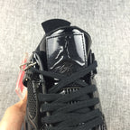 Jordan Air Jordan 4 Black Glossy Sneakers