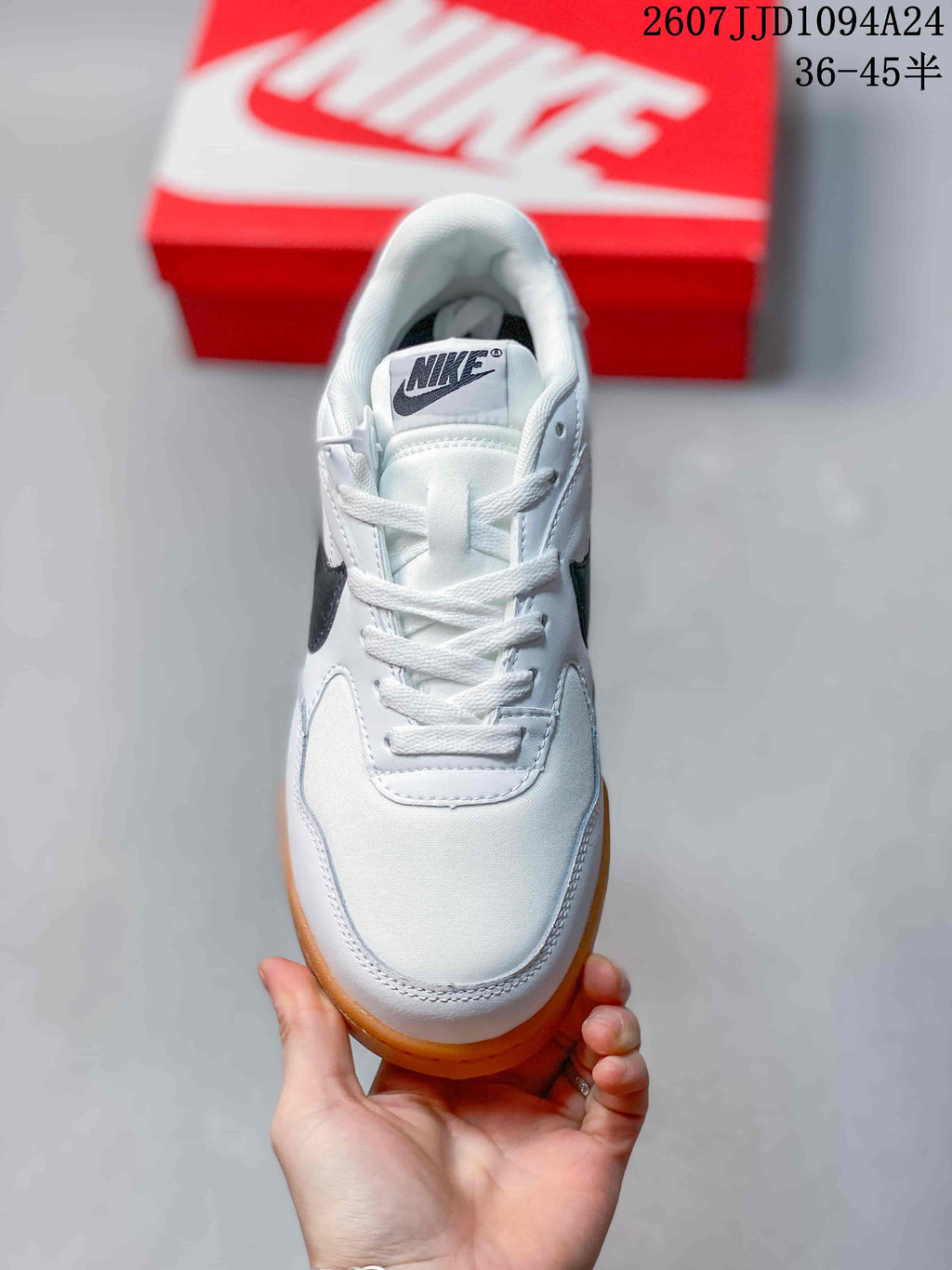 Nike Terra Manta Suede Sneakers White Black Gum