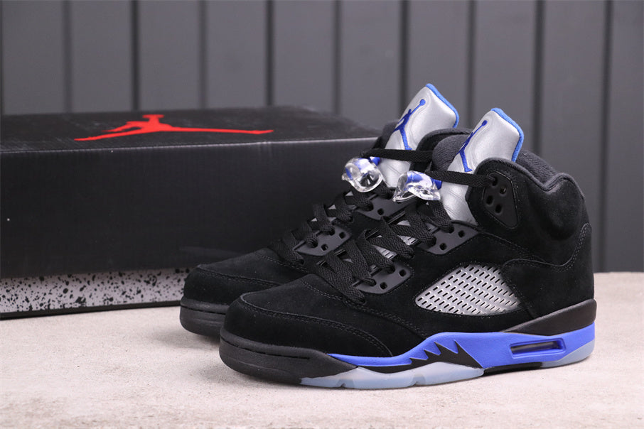 Air Jordan 5 Stealth 2.0 Black Blue Sneakers CT4838-004